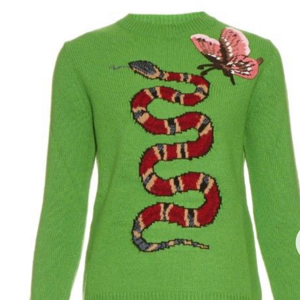 COPY - Gucci
Women's Snake Intarsia Knit Crew Neck Jumpe - Picture 4 of 16